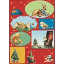 Storytime Sticker Labels Sheet by Roger La Borde