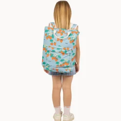 Strawberries Backpack in Warm Grey by Tinycottons