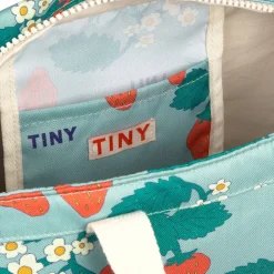 Strawberries Backpack in Warm Grey by Tinycottons