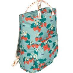 Strawberries Backpack in Warm Grey by Tinycottons