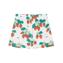 Strawberries Shorts in Off White by Tinycottons