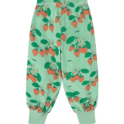Strawberries Sweatpants in Washed Emerald by Tinycottons