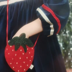 Strawberry Beaded Bag by Konges Slojd