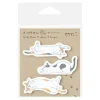 Stretching Cat Sticky Notes by Midori