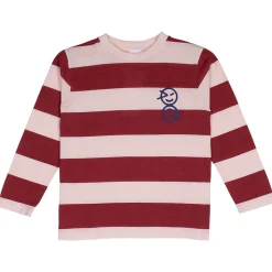 Stripe Base Layer in Pillar Red / Ecru by Wynken
