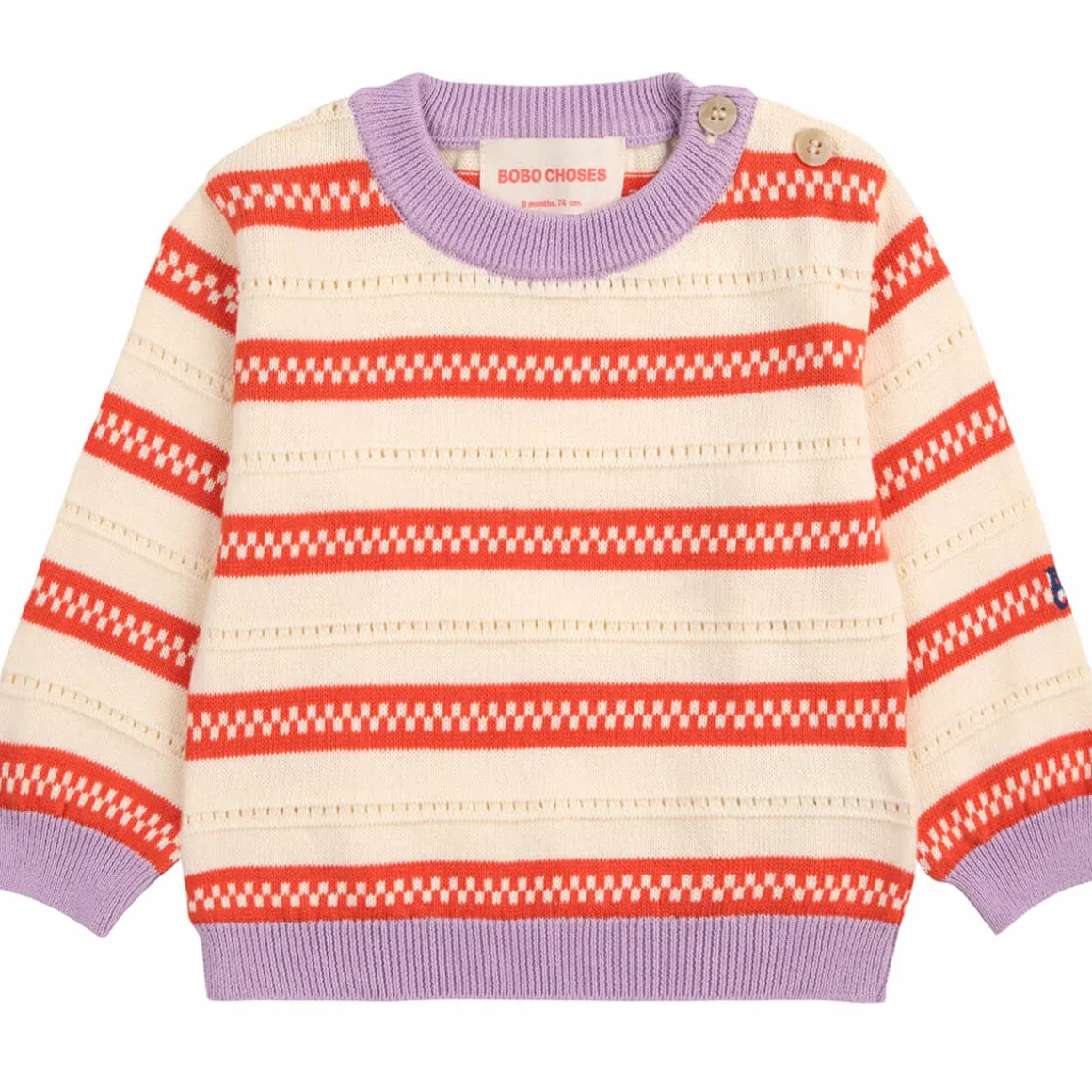 Striped Baby Jumper by Bobo Choses