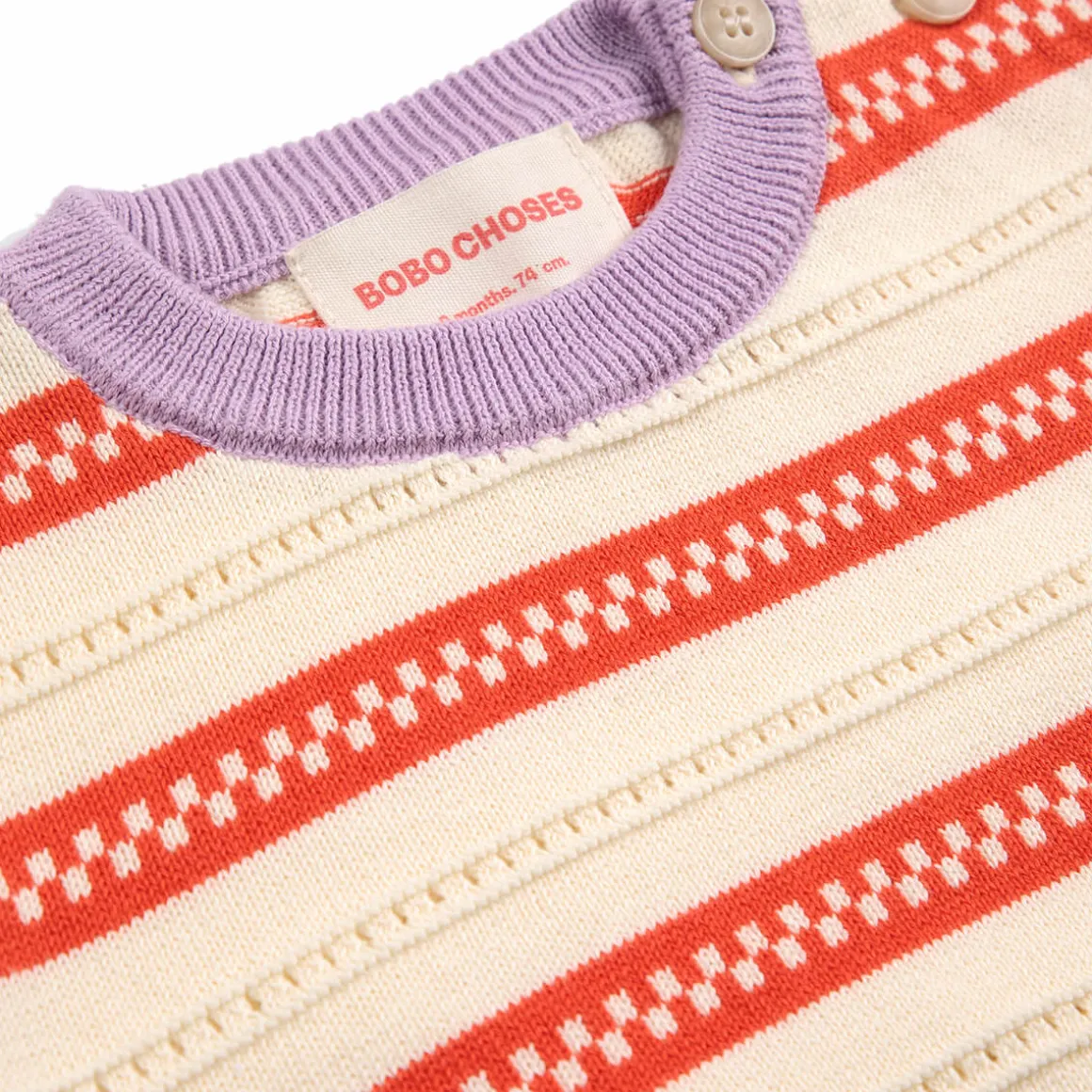Striped Baby Jumper by Bobo Choses