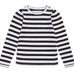 Striped Jersey Tee in Blue by Little Cotton Clothes