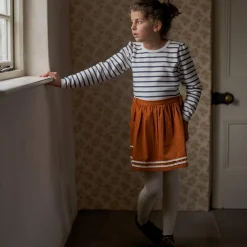 Striped Jersey Tee in Blue by Little Cotton Clothes