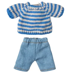 Striped Knitted Sweater And Pants for Big Brother Mouse by Maileg