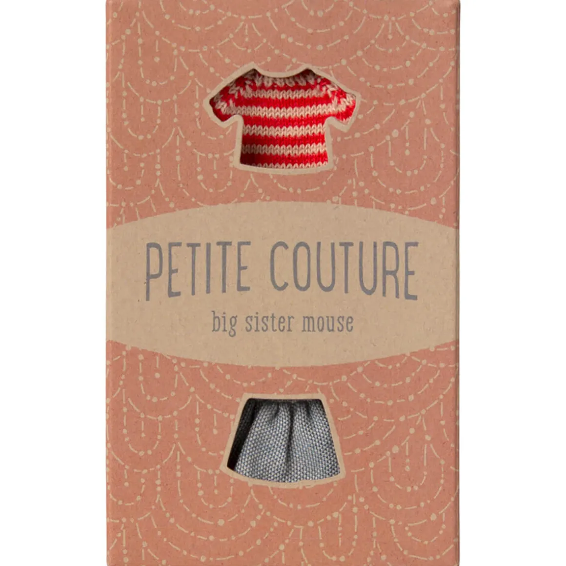 Striped Knitted Sweater And Skirt for Big Sister Mouse by Maileg