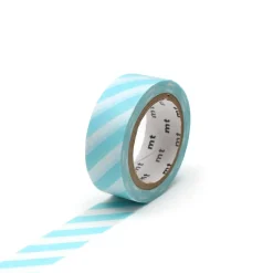 Stripe Mint Blue 15mm Deco Series Washi Tape by MT Japan