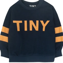 Stripes Sweatshirt in Navy by Tinycottons