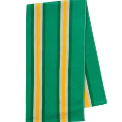 Stripes Towel in Emerald by Tinycottons