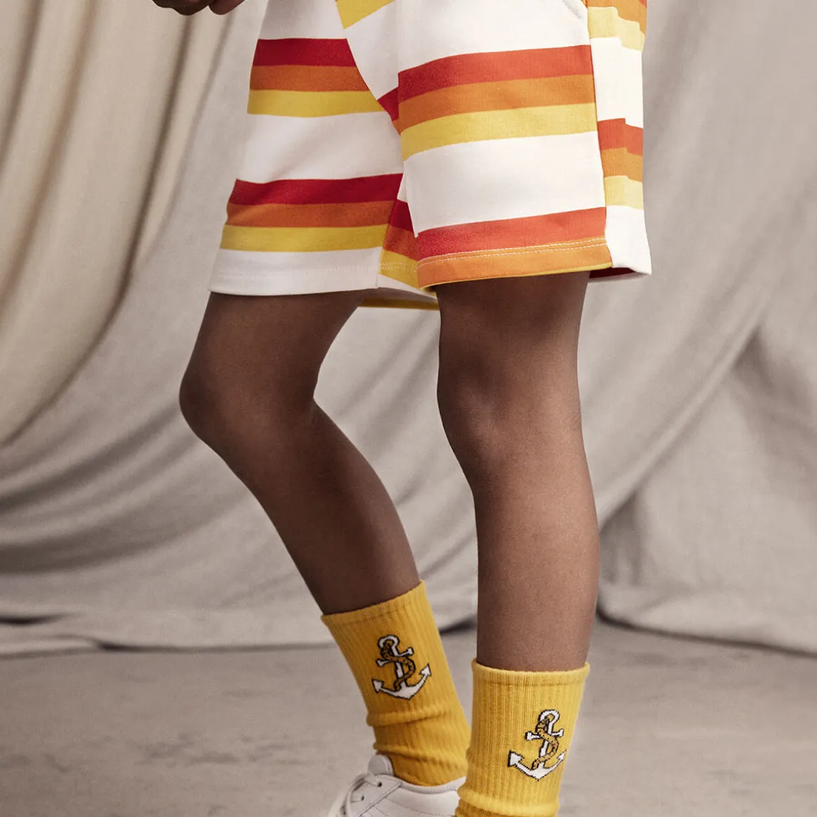 Stripe Sweatshorts by Mini Rodini