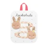 Stripy Bunny Hair Clips by Rockahula