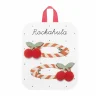 Stripy Cherry Hair Clips by Rockahula