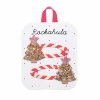Stripy Christmas Tree Hair Clips by Rockahula