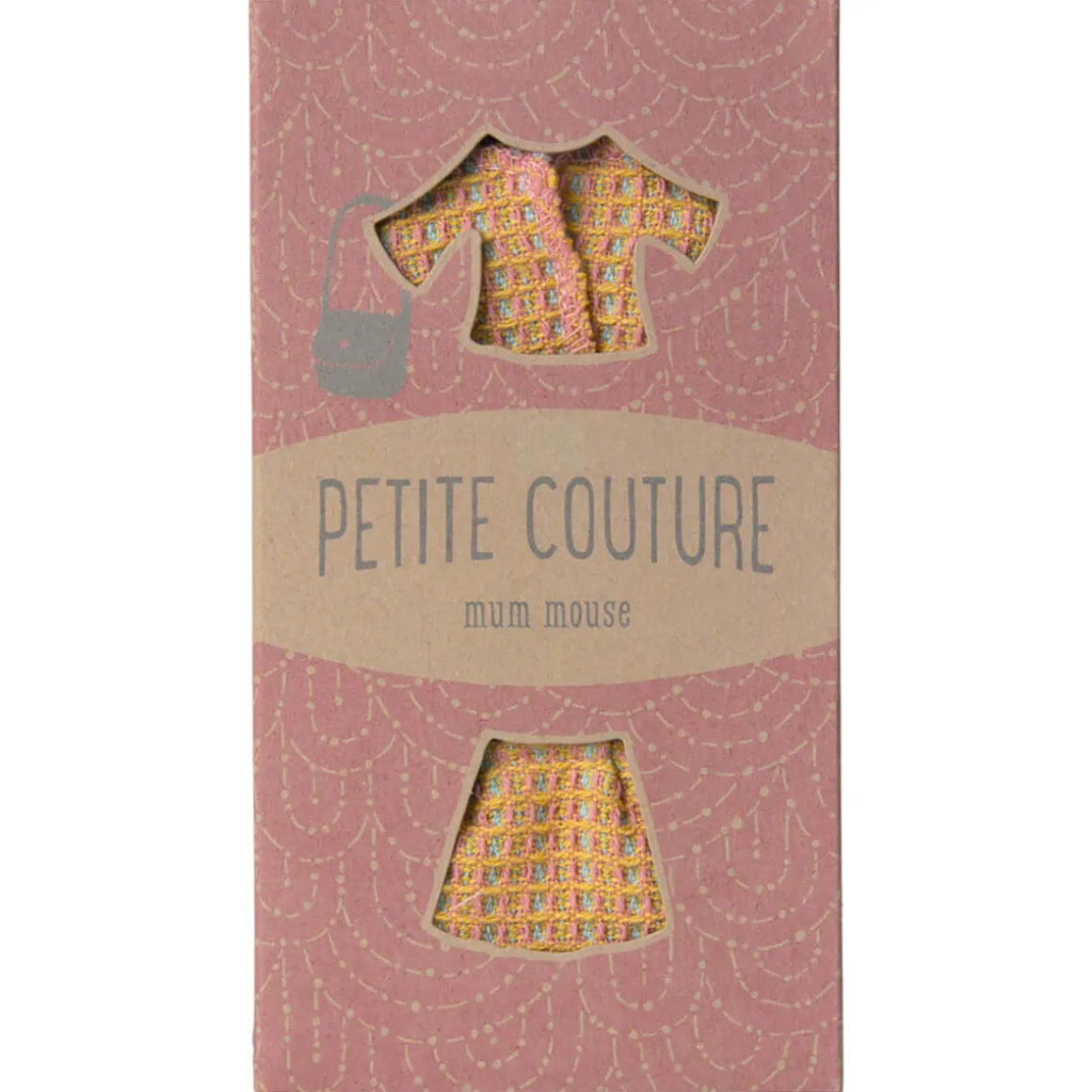 Suit in Yellow Check for Mum Mouse by Maileg