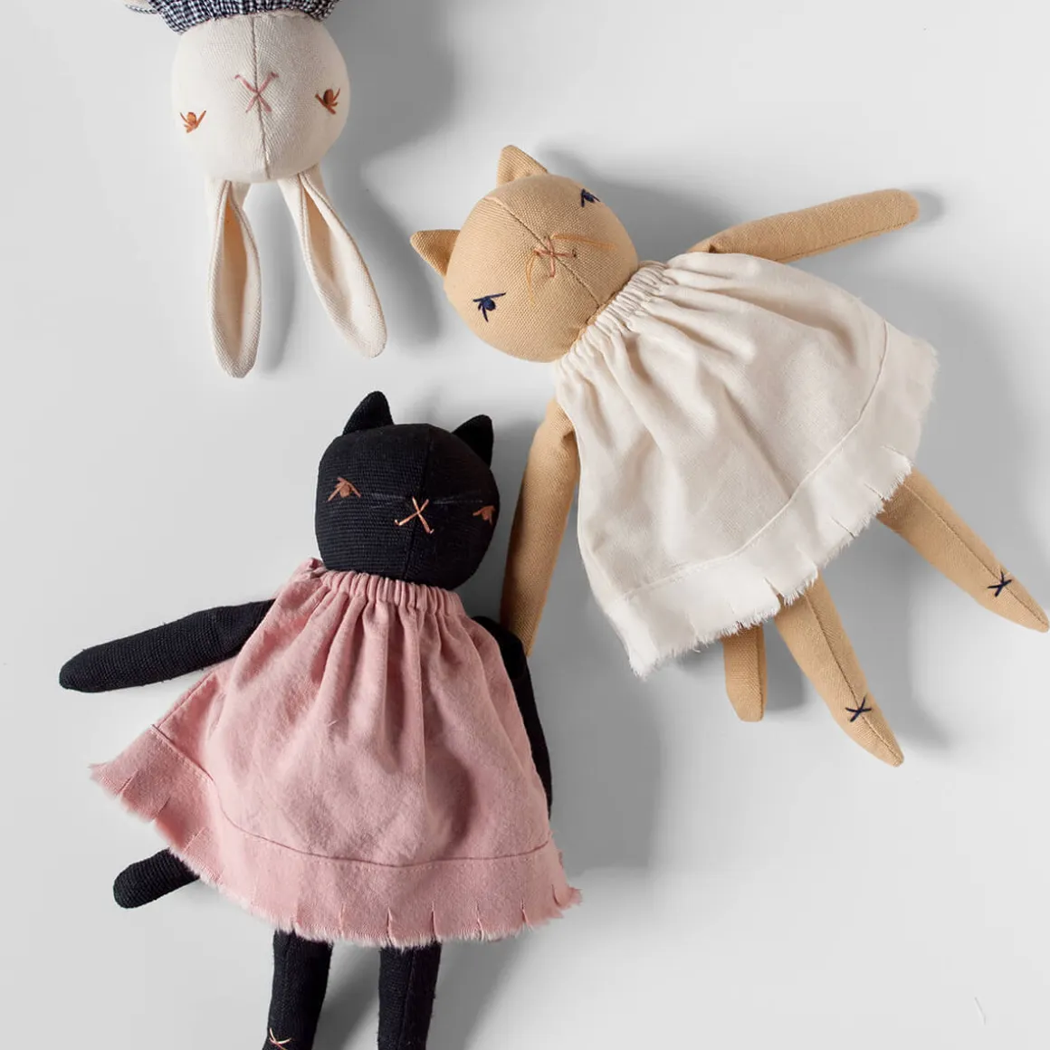 Summer Little Cat in Black by Polka Dot Club