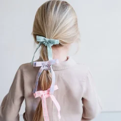 Summer Stripes Bow Scrunchies by Mimi & Lula