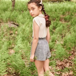 Sundae Tee in Milk Pointelle by Soor Ploom - Last Ones In Stock - 10-12 Years
