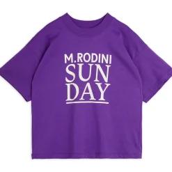 Sunday T Shirt in Purple by Mini Rodini