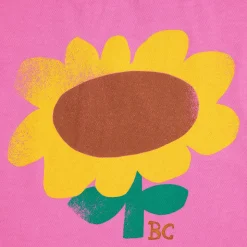 Sunflower T-Shirt in Fuchsia by Bobo Choses