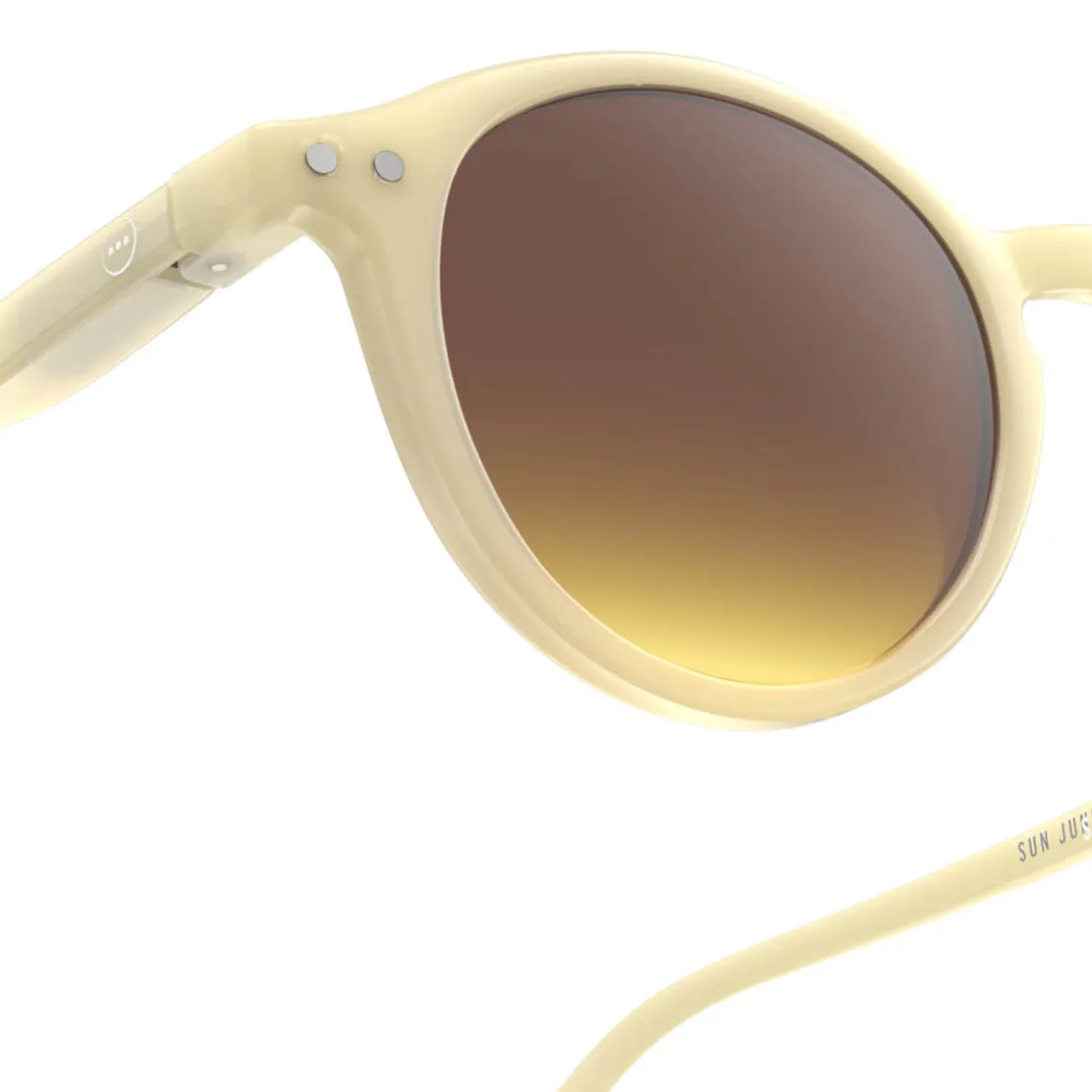 Sun Junior Sunglasses #D (5-10 Years) in Glossy Ivory by Izipizi