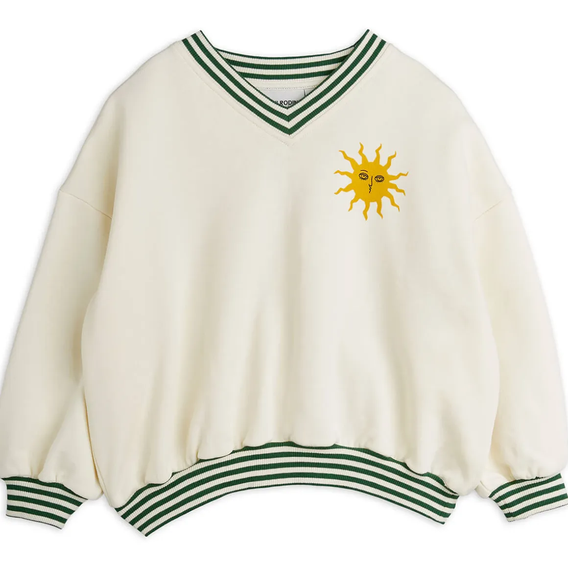 Sun Sweatshirt in Off White by Mini Rodini
