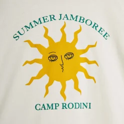 Sun Tee in Off White by Mini Rodini