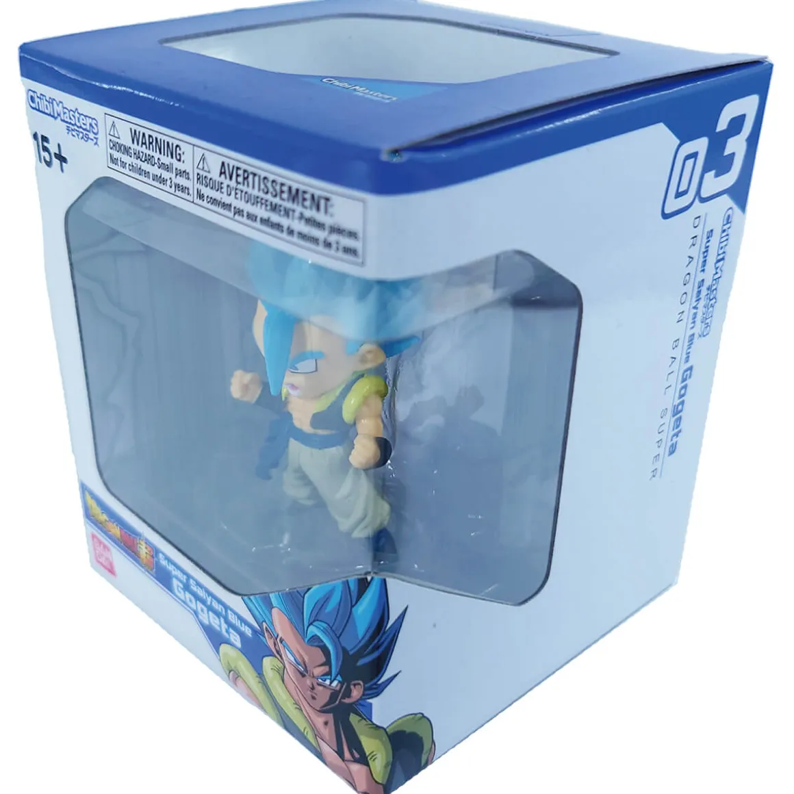 Super Saiyan Blue Gogeta Chibi Masters Dragon Ball (Wave 01) Collectable Figure by Bandai