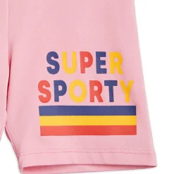 Super Sporty Bike Shorts in Pink by Mini Rodini