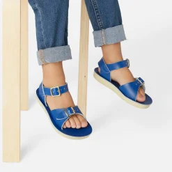 Surfer Sandals in Cobalt by Salt-Water