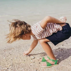 Surfer Sandals in Kelly Green by Salt-Water