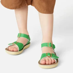 Surfer Sandals in Kelly Green by Salt-Water