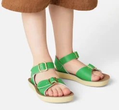 Surfer Sandals in Kelly Green by Salt-Water