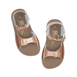 Surfer Sandals in Rose Gold by Salt-Water