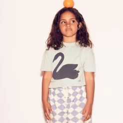 Swan Tee in Sea Green by Wynken - Last Ones In Stock - 2-4 Years