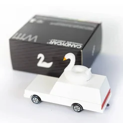 Swan Wagon White Mini Candycar By Candylab Toys