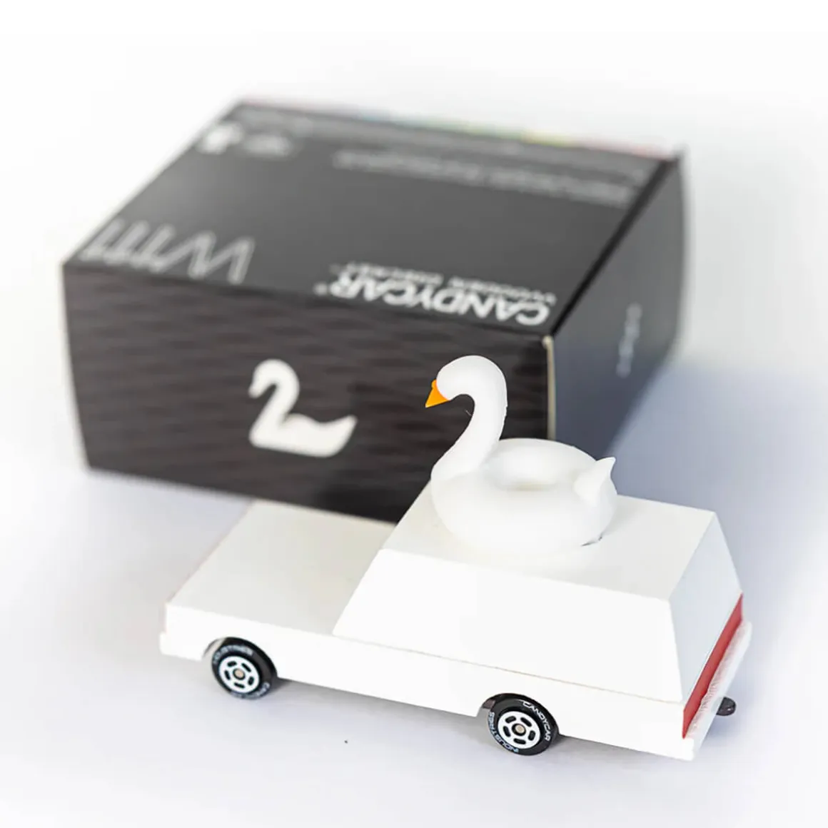 Swan Wagon White Mini Candycar By Candylab Toys