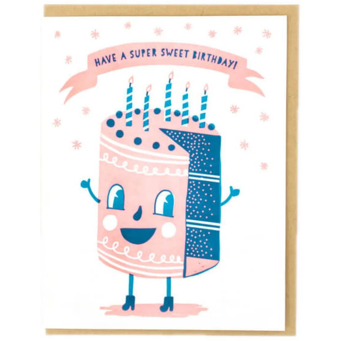 Sweet Cakes Greetings Card by Hello! Lucky