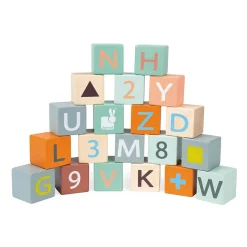 Sweet Cocoon Cart with ABC Blocks by Janod