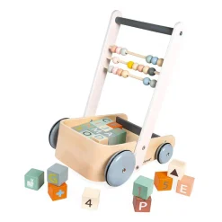 Sweet Cocoon Cart with ABC Blocks by Janod