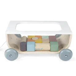 Sweet Cocoon Cart with Blocks by Janod
