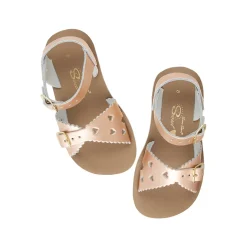 Sweetheart Sandals in Rose Gold by Salt-Water - Last Ones In Stock - SS 5-9 / EUR 20-25
