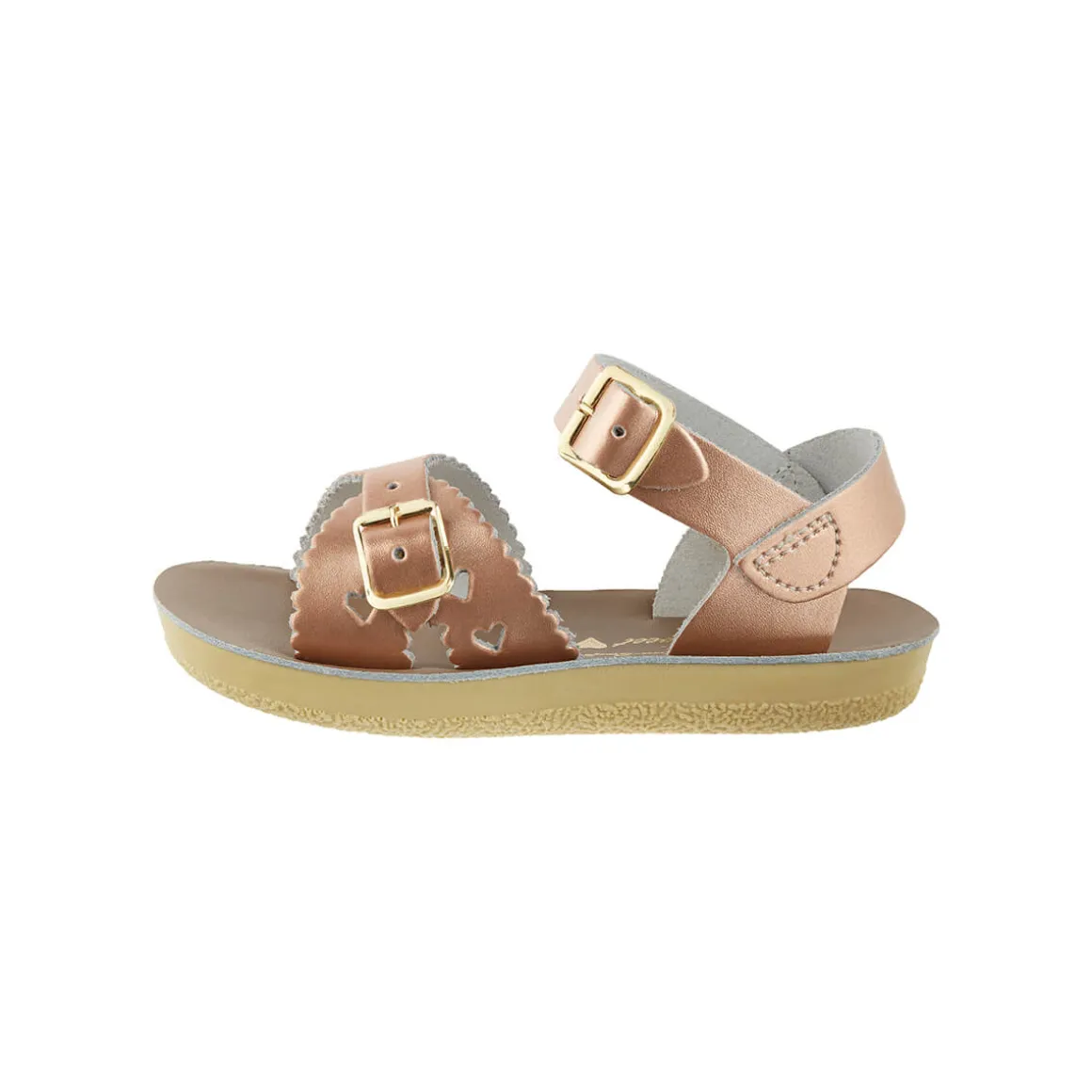 Sweetheart Sandals in Rose Gold by Salt-Water - Last Ones In Stock - SS 5-9 / EUR 20-25