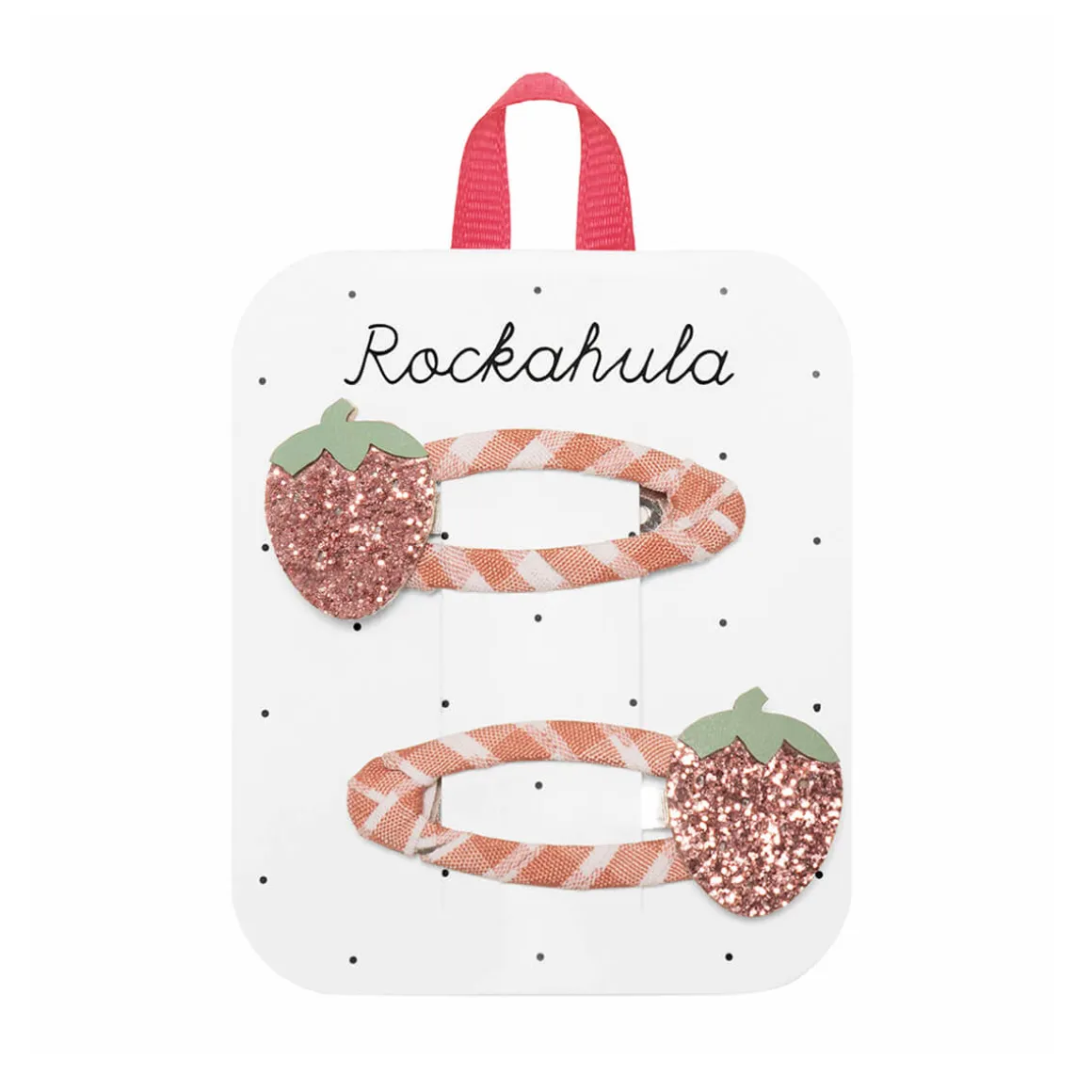 Sweet Strawberry Hair Clips by Rockahula