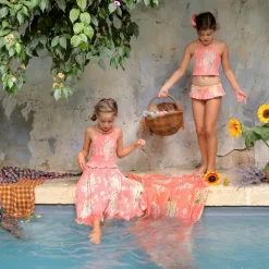 Swimsuit in Marguerite Print by Bonjour