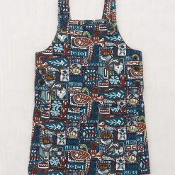 Swing Set Dress in Ink Groovy Paisley by Misha & Puff